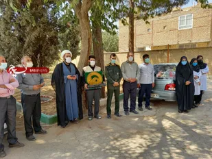 تجلیل از کادر درمان در شهر اصغرآباد