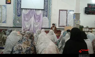 مراسم معنوی اعتکاف در روستای گنج&zwnj;تپه برگزار شد