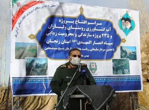 افتتاح 235 پروژه محرومیت زدایی در استان زنجان با حضور رئیس سازمان بسیج مستضعفین