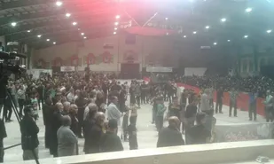 اجتماع بزرگ هیأت مذهبی با حضور رزمندگان گردان ۱۲۴ امام حسین (ع)