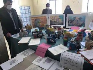 برپایی نمایشگاه آثار هنری در فلارد