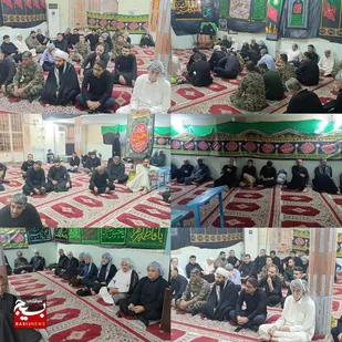 برگزاری مجلس عزاداری شهادت حضرت علی&zwnj;اکبر (ع) در حمیدیه