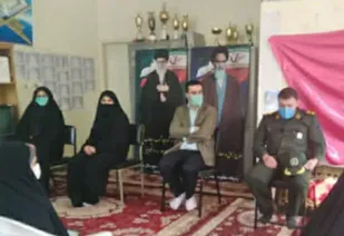 برگزاری مراسم گرامیداشت هفته بسیج در پایگاه بسیج مهدیه