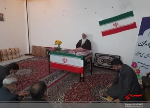 دیدار با امام جمعه و برپایی نمایشگاه