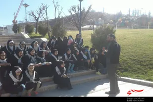 بازدید بسیجیان روستای حسین&zwnj;آباد عاشوری از باغ موزه دفاع مقدس