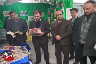 بازدید مسئولین استانی و شهرستانی از نمایشگاه دبیرستان نمونه دولتی حجاب بهار