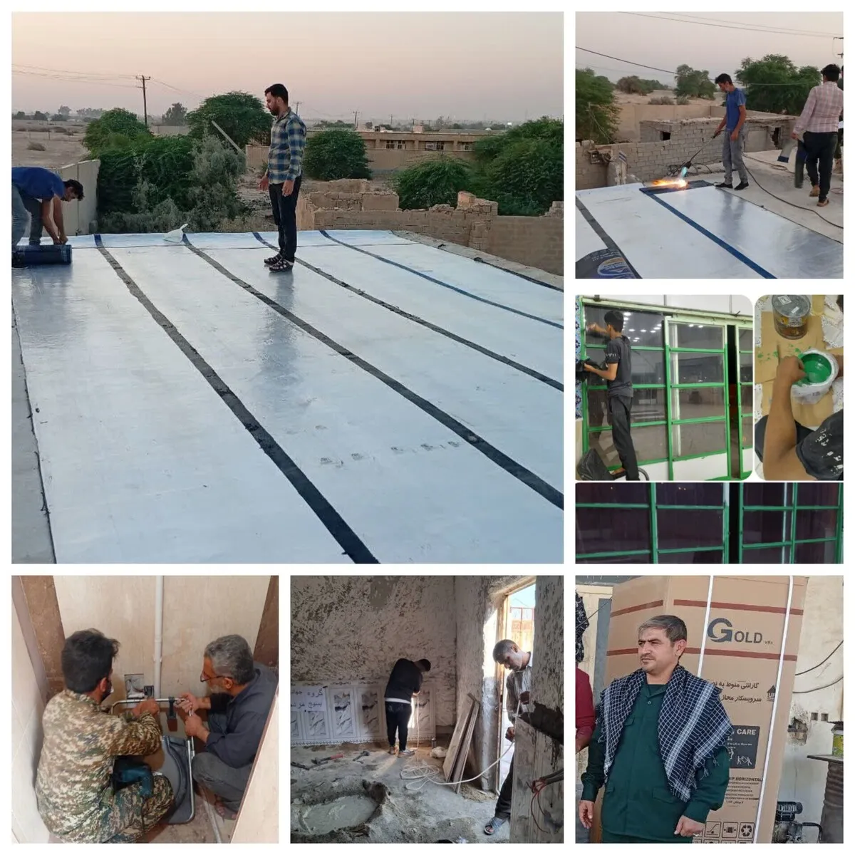 خدمت رسانی بی وقفه بسیج سازندگی هندیجان
