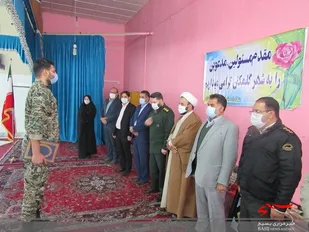 مراسم تکریم و معارفه فرمانده حوزه مقاومت بسیج سلمان فارسی