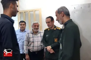 دیدار فرمانده سپاه امام رضا (ع)با فرماندهان پایگاه های مقاومت شهرستان دشتی