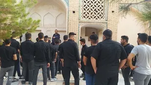 اردوی فرهنگی تفریحی  آشنایی با تخت فولاد اصفهان توسط گردان107امام حسین(علیه السلام) برگزار شد