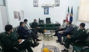 مراسم معارفه مسئول کانون بسیج مهندسین صنعتی مهران برگزار شد