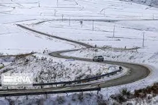 یخبندان شدید در معابر کوهستانی و ییلاقی شهرستان تفت