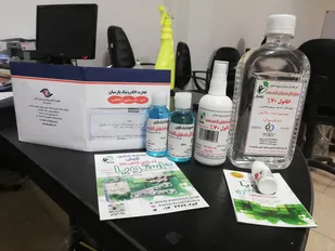تهیه و توزیع کارت هدیه نقدی و بسته اقلام خوراکی و بهداشتی توسط مهندسین جهادی گیلان