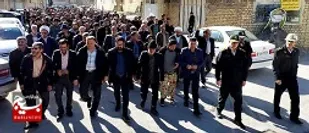 مردم شهید پرور و ولایی شهرستان فلاورجان در جنایت رژیم غاصب صهیونیست در گلزار شهدای کرمان شرکت نمودند.