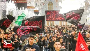 برگزاری سوگواره &laquo;احلی من العسل&raquo; در حرم امام رضا(ع) + عکس