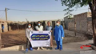 سفر سه روزه گروه جهادی دامپزشکی شهید خاج شهرستان بوشهر به بخش بوشکان