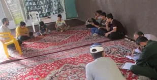 برگزاری حلقه صالحین پایگاه مقاومت بسیج کربلا