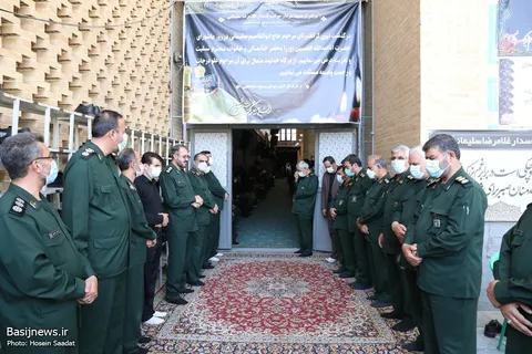 مراسم ترحیم پدر سردار غلامرضا سلیمانی