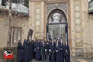 بسیجیان سرخه از کاخ سعدآباد تهران دیدن کردند