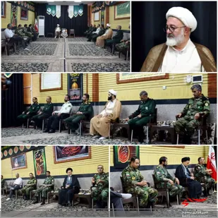 دیدار فرماندهان نظامی و انتظامی شاهرود با امام جمعه این شهر