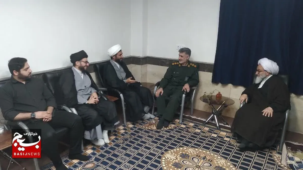 جلسه هماهنگی تشیع و تدفین شهید گمنام در پایگاه مقاومت بسیج مسجد ابوطالب (ع) شرق اهواز