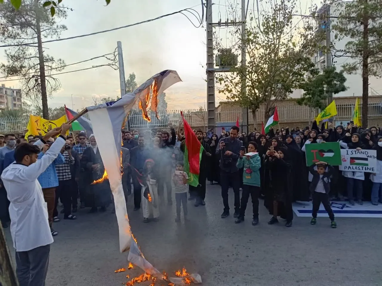 در پی جنایات رژیم کودک‌کش اسراییل صورت گرفت