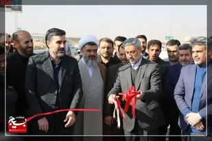 افتتاح تقاطع غیر همسطح شهید زارعی شهرستان بهار
