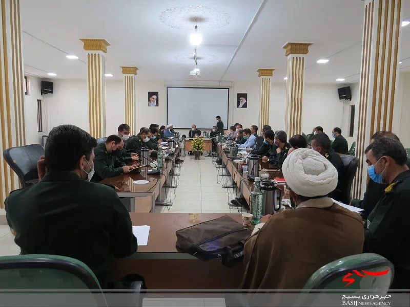 حضور سردار فدا فرمانده سپاه صاحب الزمان (عج) اصفهان در ناحیه مقاومت بسیج امام رضا (ع)