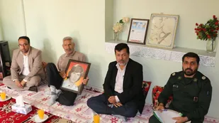 دیدار با خانواده شهدای عملیات بیت المقدس در شهرکرد
