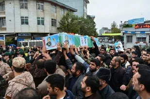 تشییع شهید مدافع حرم"محمد اتابه"