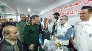 برگزاری رزمایش جهادگران فاطمی در روستای چهل قیز قیامدشت