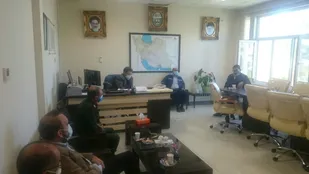 دیدار فرمانده بسیج ادارات شاهرود با مدیرکل شرکت خطوط لوله و مخابرات نفت شمال&zwnj;شرق