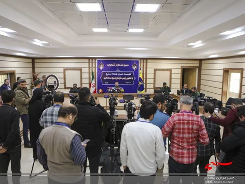 نشست خبری رئیس سازمان بسیج مستضعفین