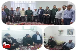 بسیجیان شهرستان سرخه با رزمندگان دیدار کردند