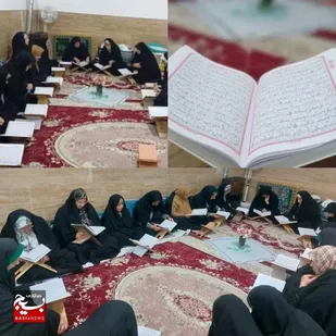 جزخوانی قرآن مجید در مساجد شهرستان سامان