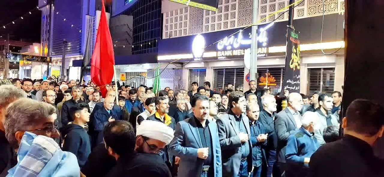 دسته عزاداری شب شهادت حضرت زهرا (س) در بهبهان