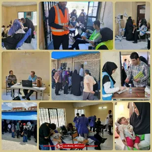 ارائه رایگان خدمات ویژه دندانپزشکی و درمانی پایگاه بسیج بیمارستان فوق تخصصی رضوی