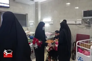 عیادت از مادران فرزند اولی در زاهدان