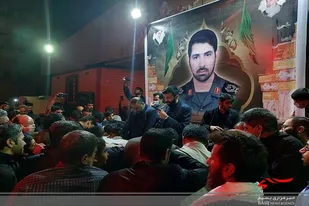 وداع با دو پاسدار شهید در زاهدان