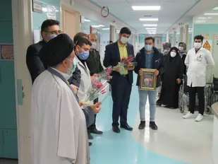 تجلیل از کادر درمانی بیمارستان شفا سمنان