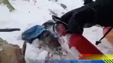 اولین تصاویر از لاشه هواپیمای ATR آسمان در نزدیکی قله دنا