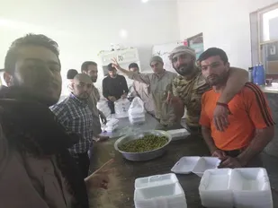 خادمین شهدای همدان در اردوگاه مسعودیان شهر اهواز