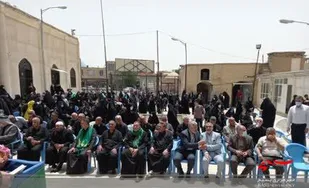 استقبال مسئولان از موکب داران عراقی