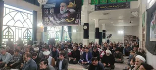 مراسم سوگواری رئیس جمهور و همراهان در اسفراین