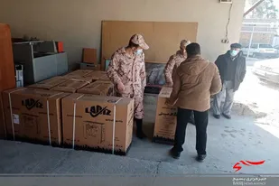 بخاری های ثبت نام شده روستاییان به پایگاه صاحب الزمان (عج) روستا عبدالله آباد تحویل داده شد