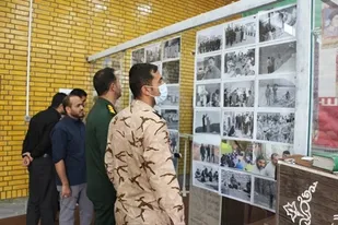 نمایشگاه عکس خبری در سپاه ناحیه لردگان