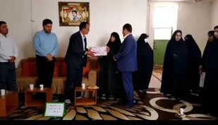 برگزاری یادواره ی شهدای خانگی در بخش زرین آباد