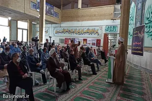 گردهمایی افسران جهاد تبیین در مسجد جامع ملایر