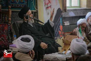 مراسم عزاداری شهادت امام جواد(ع) در مدرسه علمیه آخوند(ره) همدان
