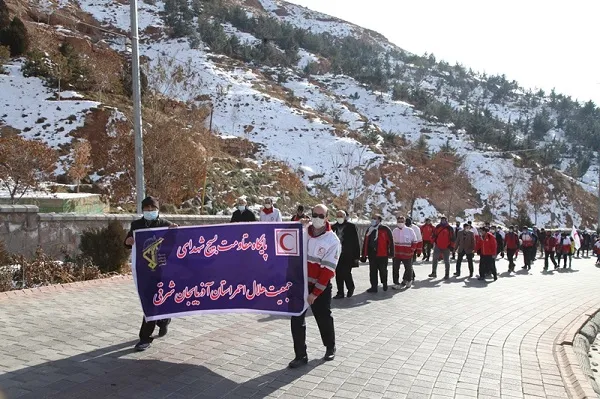 کوهپیمایی و زیارت یادمان شهدای گمنام عون بن علی تبریز